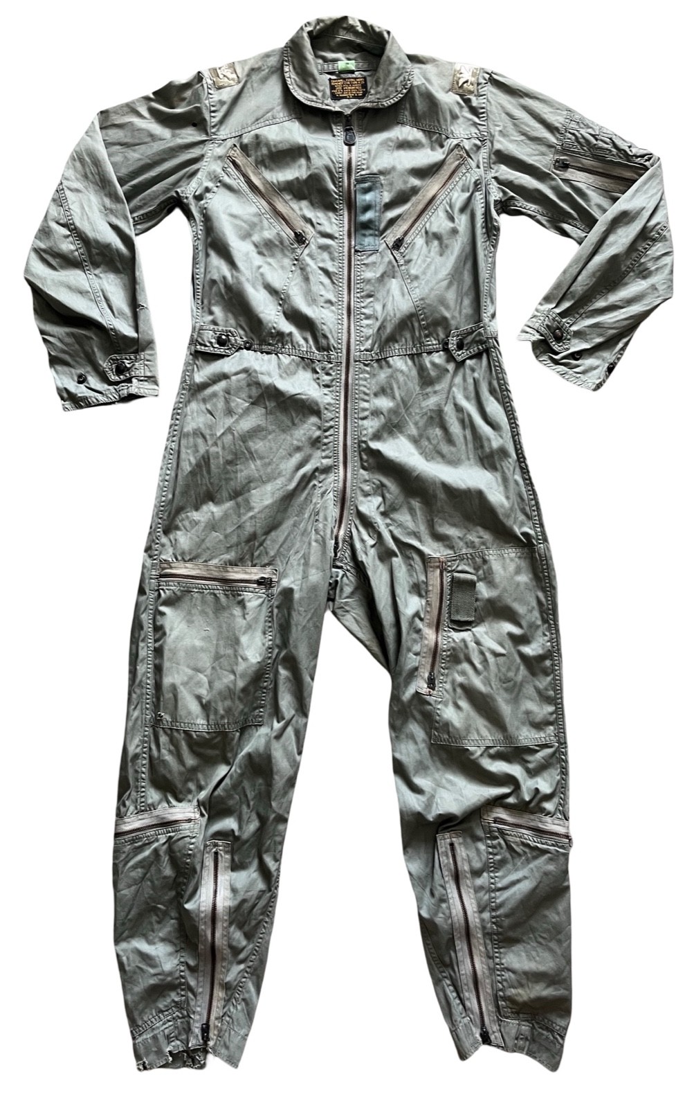 1950\'s USAF Coverall, Flying, Mens Summer Type K-2B Flight Suit Size MEDIUM REG