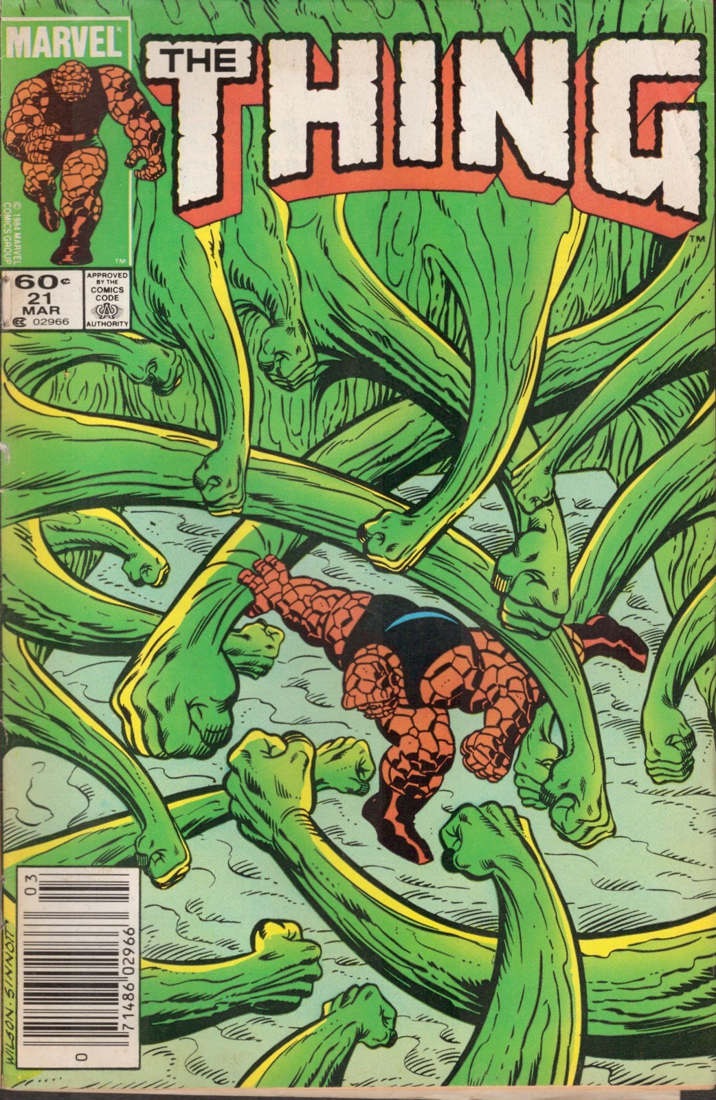 50878: MARVEL THE THING #21 VG Grade