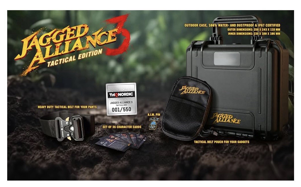 Jagged Alliance 3 Tactical Box - Merchandise Box - Presale ✅ - Numbered Limited