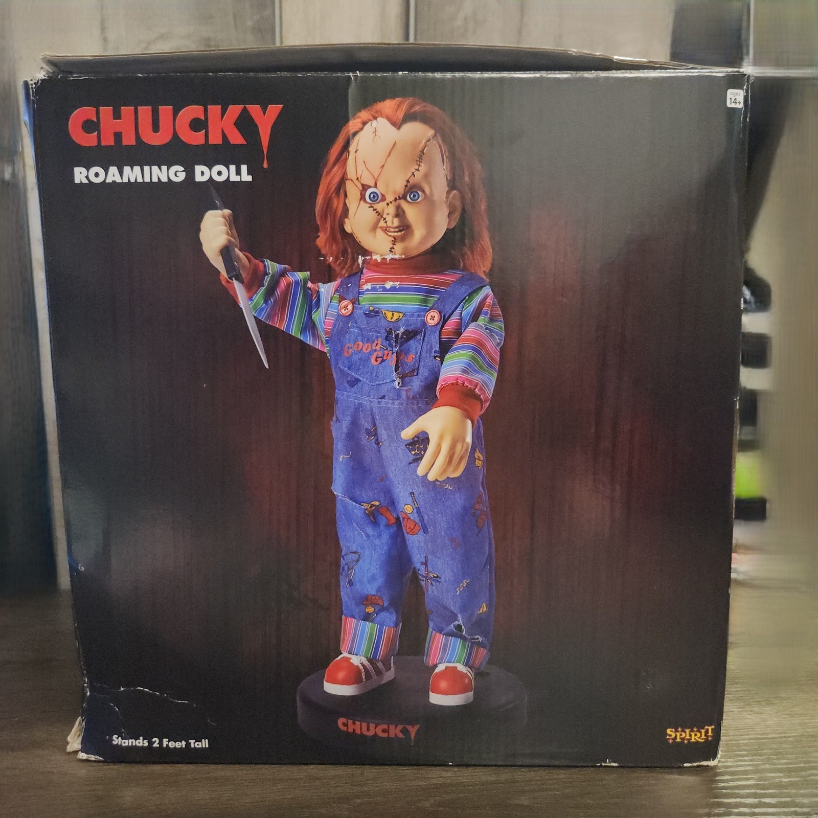Spirit Halloween 2 Ft Bump N Go Chucky Animatronic Roaming Childs Play *Open Box