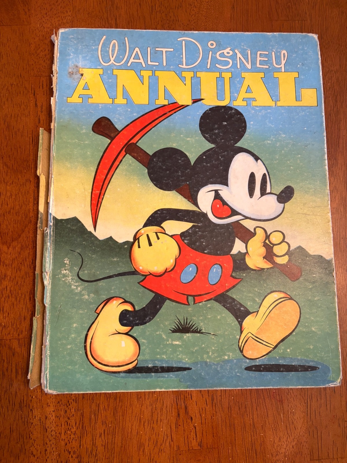 Vintage 1937 The Walt Disney Annual Childrens Hardcover Book Whitman Publishing