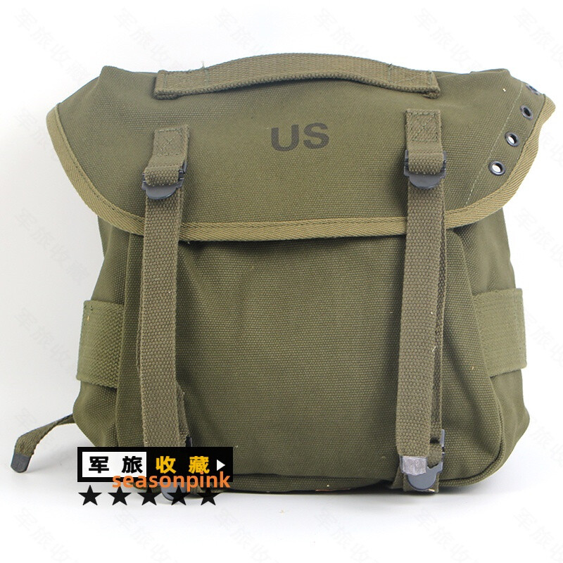 Replica WWII U.S. Vietnam War M1961 Combat Field Butt Pack Canvas Waist Bag