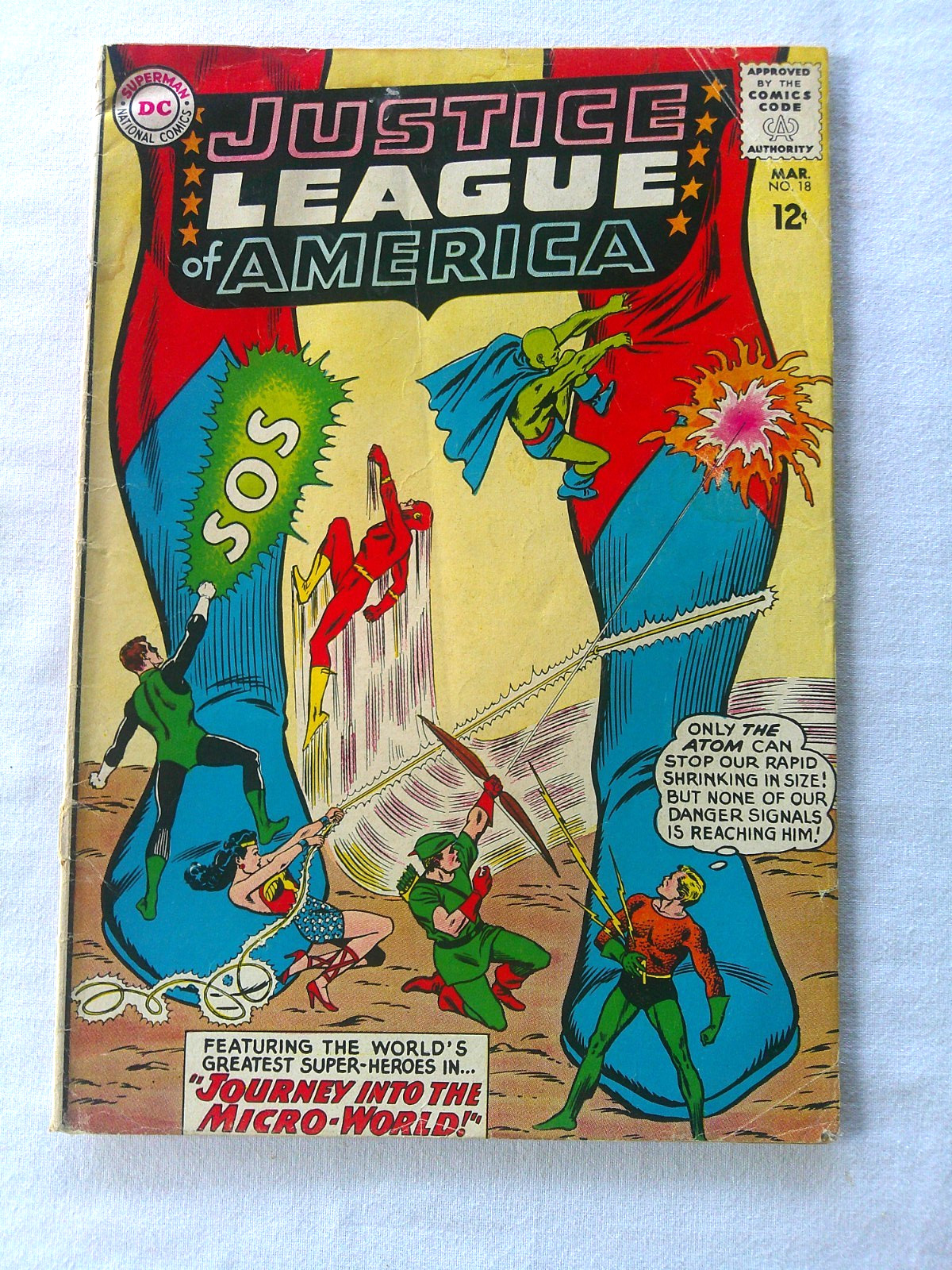 Justice League of America #18 DC 1963 Good- Journey into the Micro-World