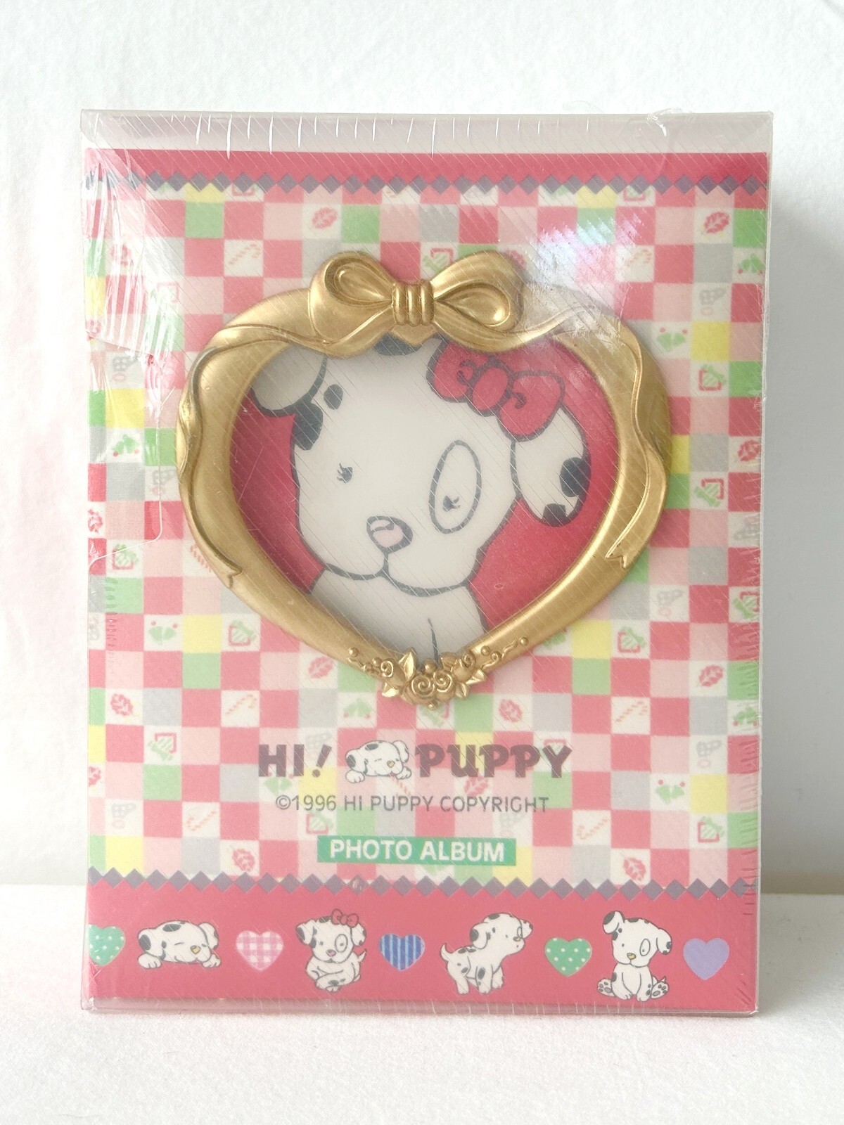 New, Sealed Vtg 1996 HI PUPPY Photo Album Heart Dalmatian Dog Dainty Taiwan NIP