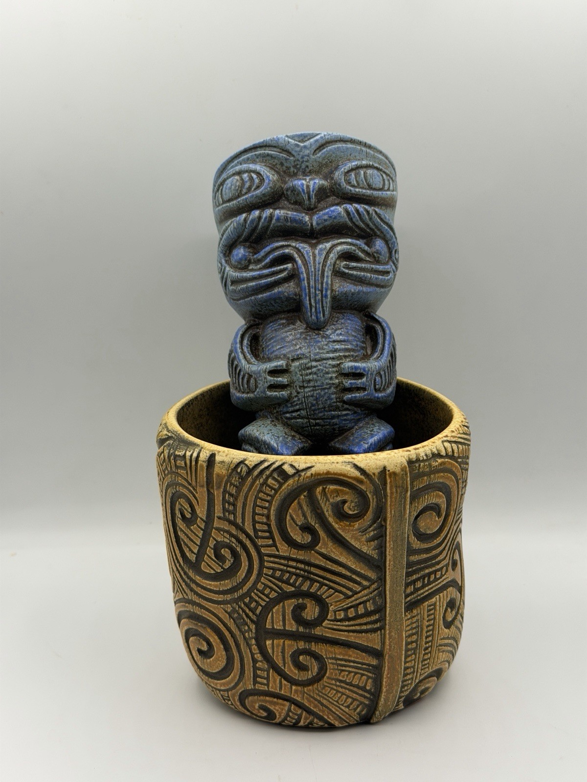Munktiki Rare Wananga And Bowl Tiki Mug Paul Nielsen 2008 #64