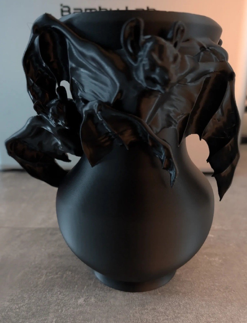 Gothic Vampire Bat Vase