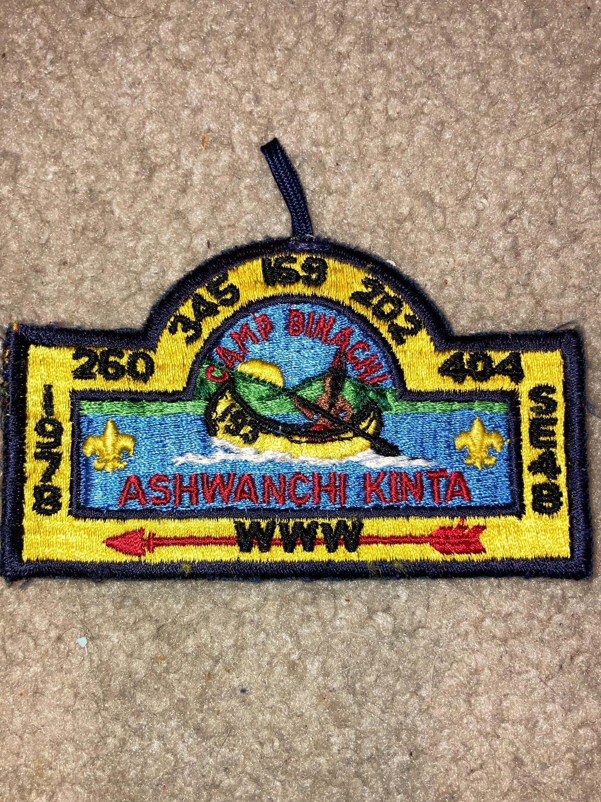 Boy Scout 1978 SE4B Ashwanchi Kinta 193 Mississippi Area Section Conclave Patch