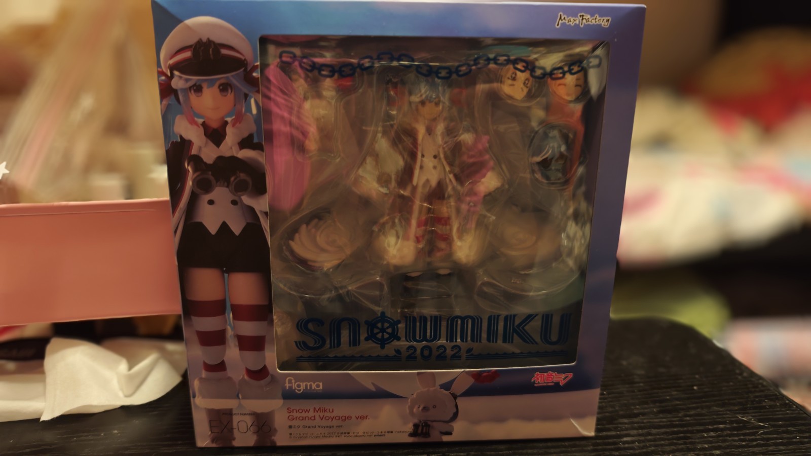 Figma EX-066 Snow Miku Grand Voyage Ver. New Sealed