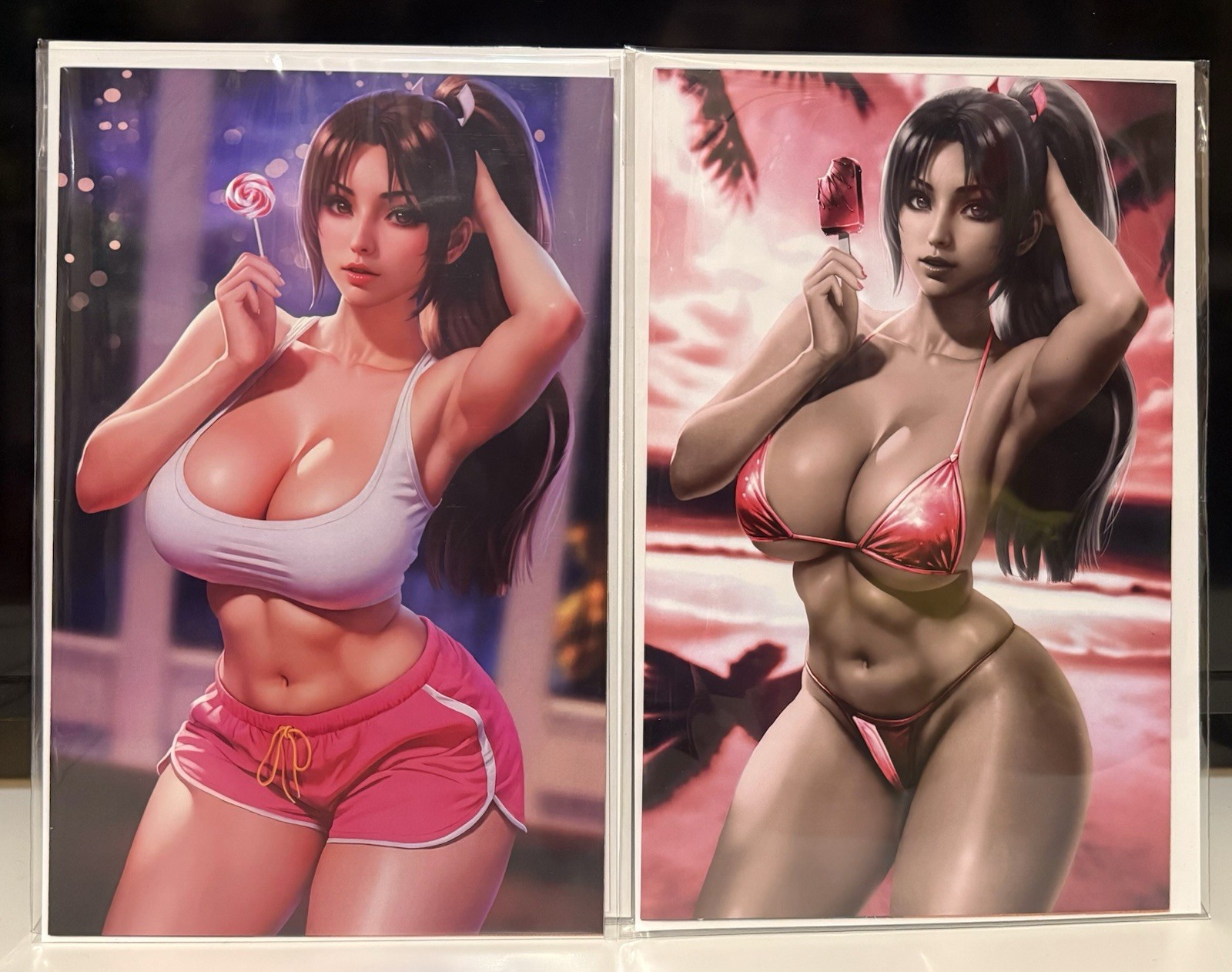 Shinobi Cosplay - Waifu Chronicles #1 Fan - by Logan Cure Art (2 Books)