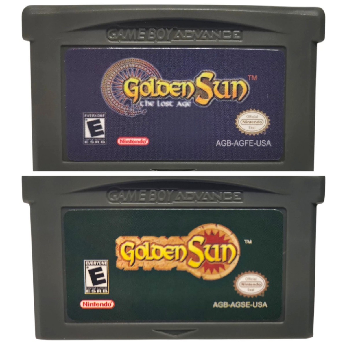 Golden Sun+Golden Sun-The Lost Age Games For Game boy Advance (GBA) Fast Ship
