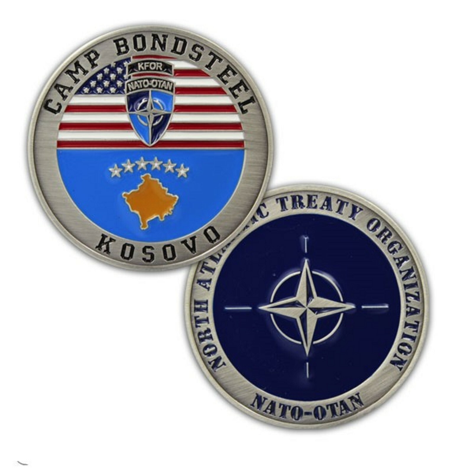 CAMP BONDSTEEL KOSOVO NATO-OTAN  OTANKFOR 1.75
