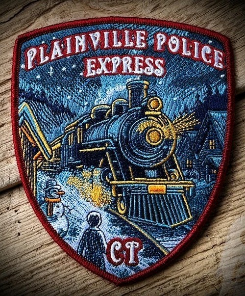 Patch ~ CONNECTICUT CT PLAINVILLE POLICE CHRISTMAS EXPRESS TRAIN VERY LIMITED