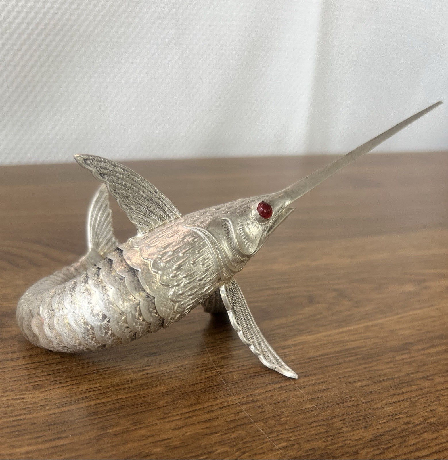 MCM Vintage Fully Articulated Swordfish c. 1950s Letter Opener Unusual Rare?