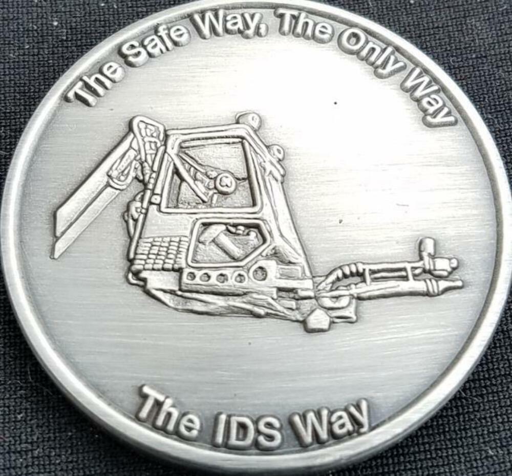 Integrated Deicing Services IDS Custom Company Challenge Coin