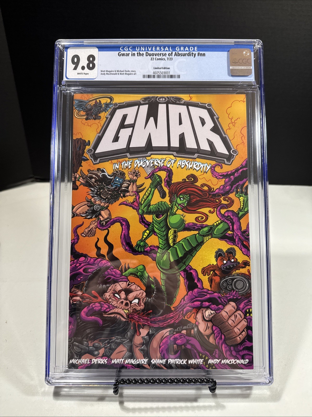 Gwar: In The Duoverse of Absurdity Tour Comic Z2 Limited Edition of 100 CGC 9.8