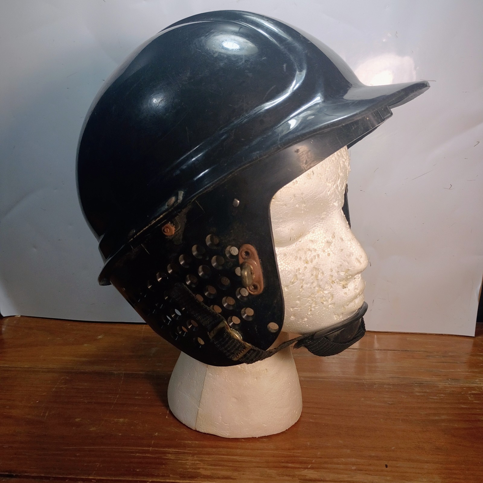 Vintage Texas Police Riot Helmet American Optical