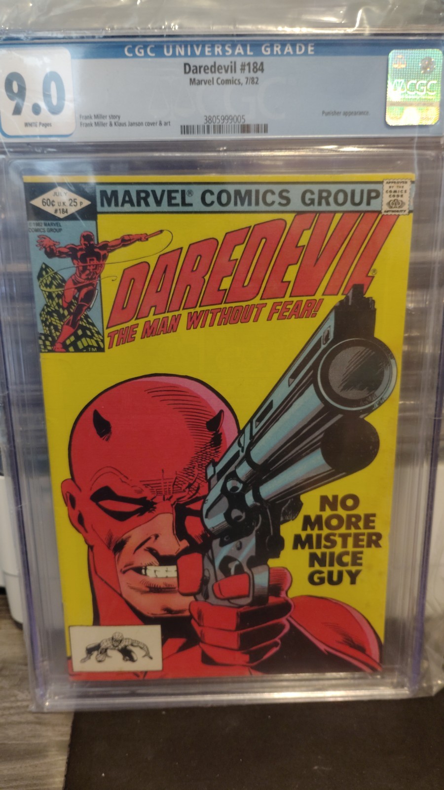 Daredevil #184 CGC 9.0 *1st Team-up /Punisher -  1982*🔥🔥🔥🔥🔥🔥🔥🔥🔥🔥