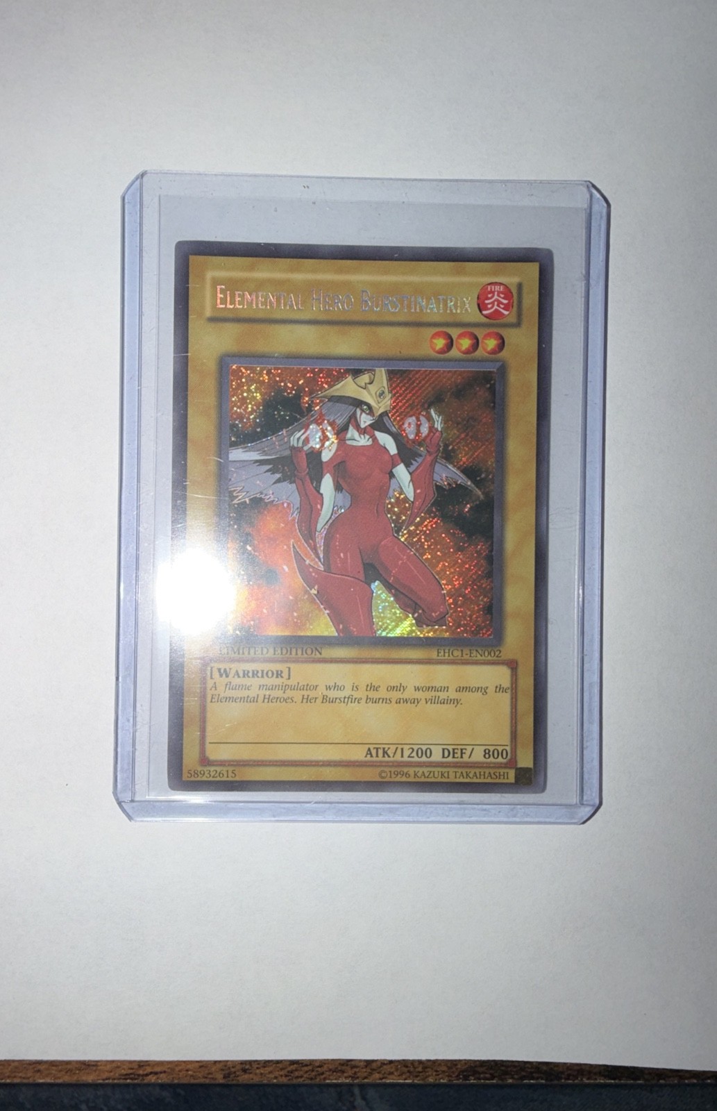 Elemental HERO Burstinatrix EHC1-EN002Elemental Hero Collection 1Limited Edition
