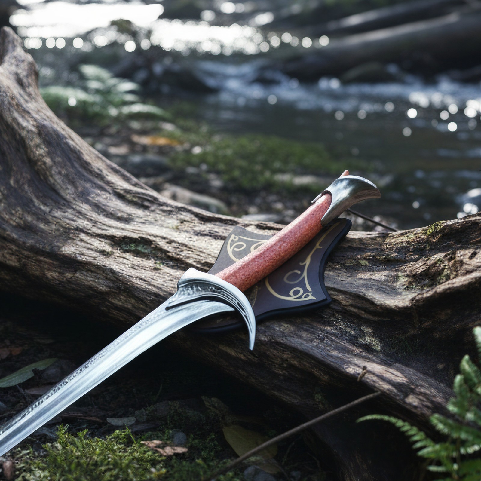 Handmade Orcrist Sword of Thorin Oakenshield Stainless Steel Rings Inspired