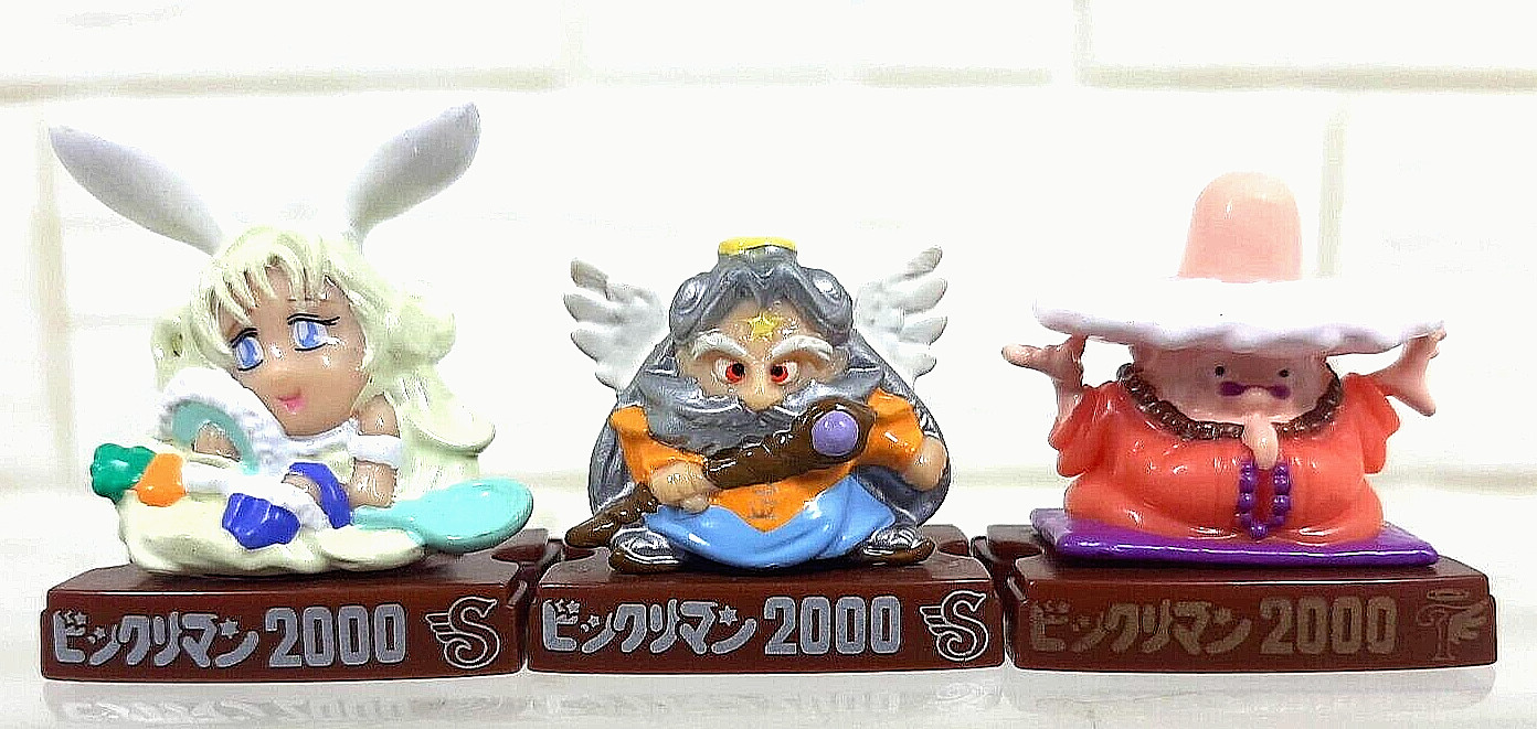 BIKKURIMAN 2000 VANILLA ZEUS OZONE PRIEST CHOCOLATE FIGURE LOTTE SET 2