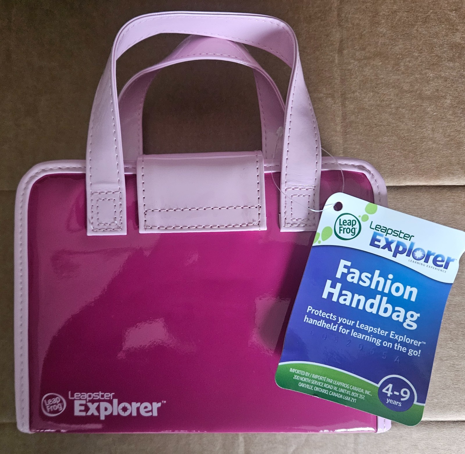 NEW LeapFrog Leapster Pink Fashion Handbag for kids children girls 3 - 8 years