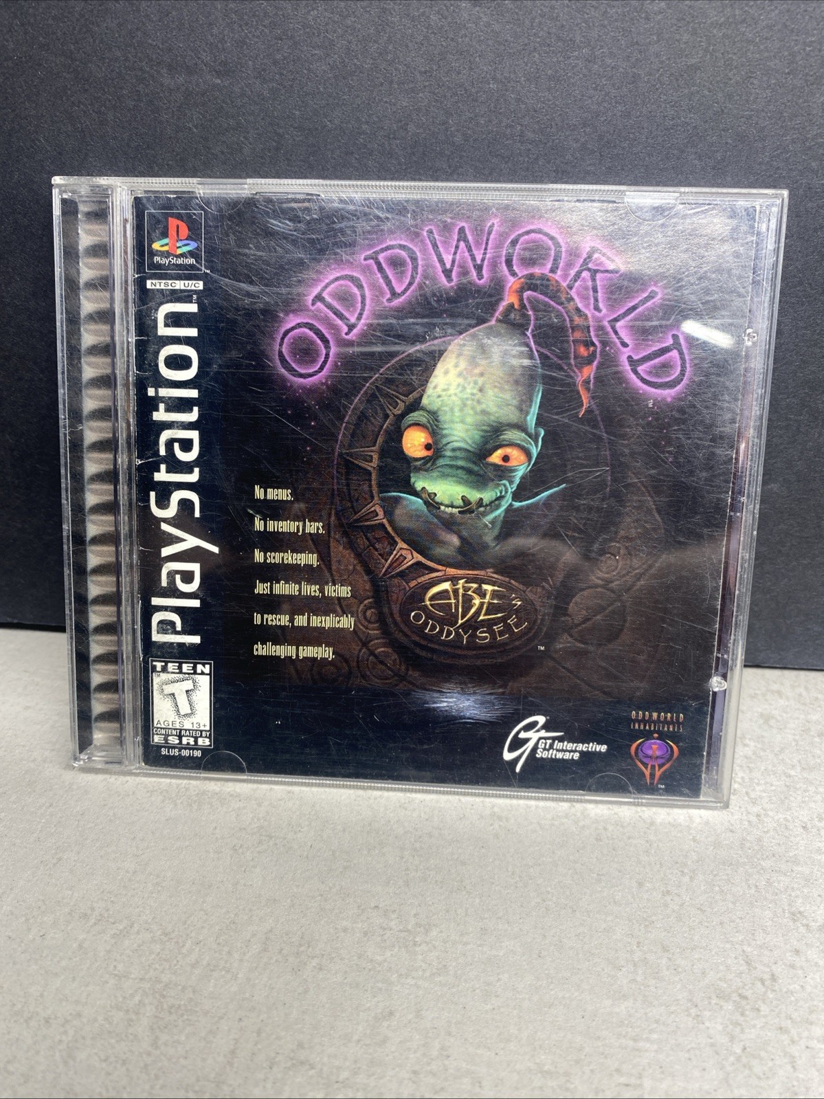 Oddworld Abe\'s Oddysee (Sony PlayStation 1 PS1, 1997) Untested