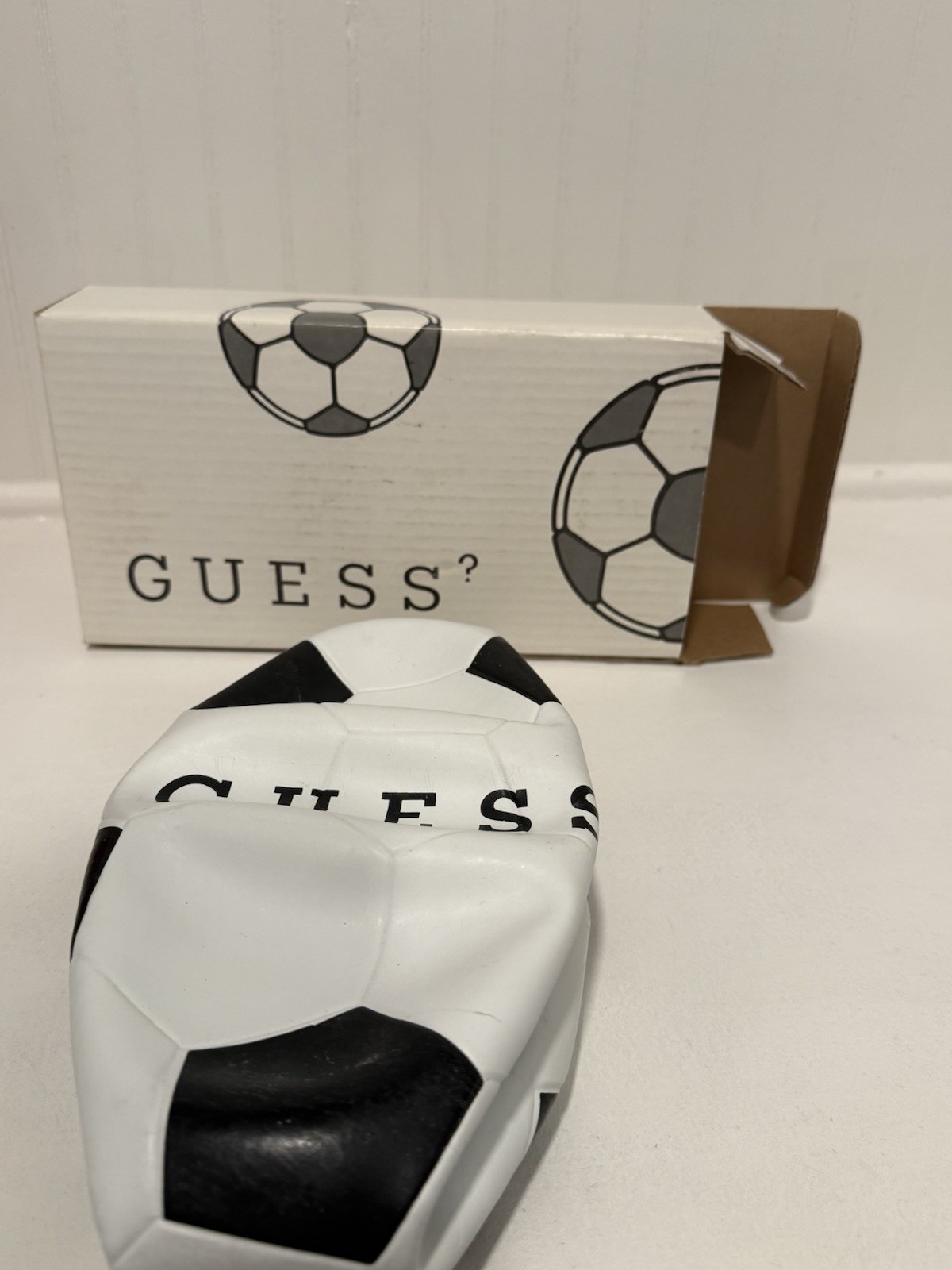 Rare Vintage Guess Guess? Jeans Soccer Ball Promotional Y2K NOS New With Box