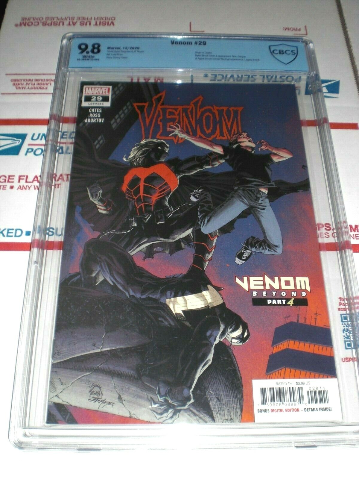 VENOM  NO.29  CBCS  9.8  NM/MT 2020   MARVEL  *HOT  *  L@@K   *NEW IN MINT SLAB*