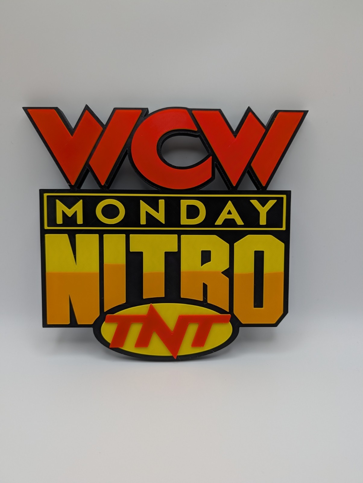 Large WCW Nitro Version Logo Accessory For Action Figures and Collections