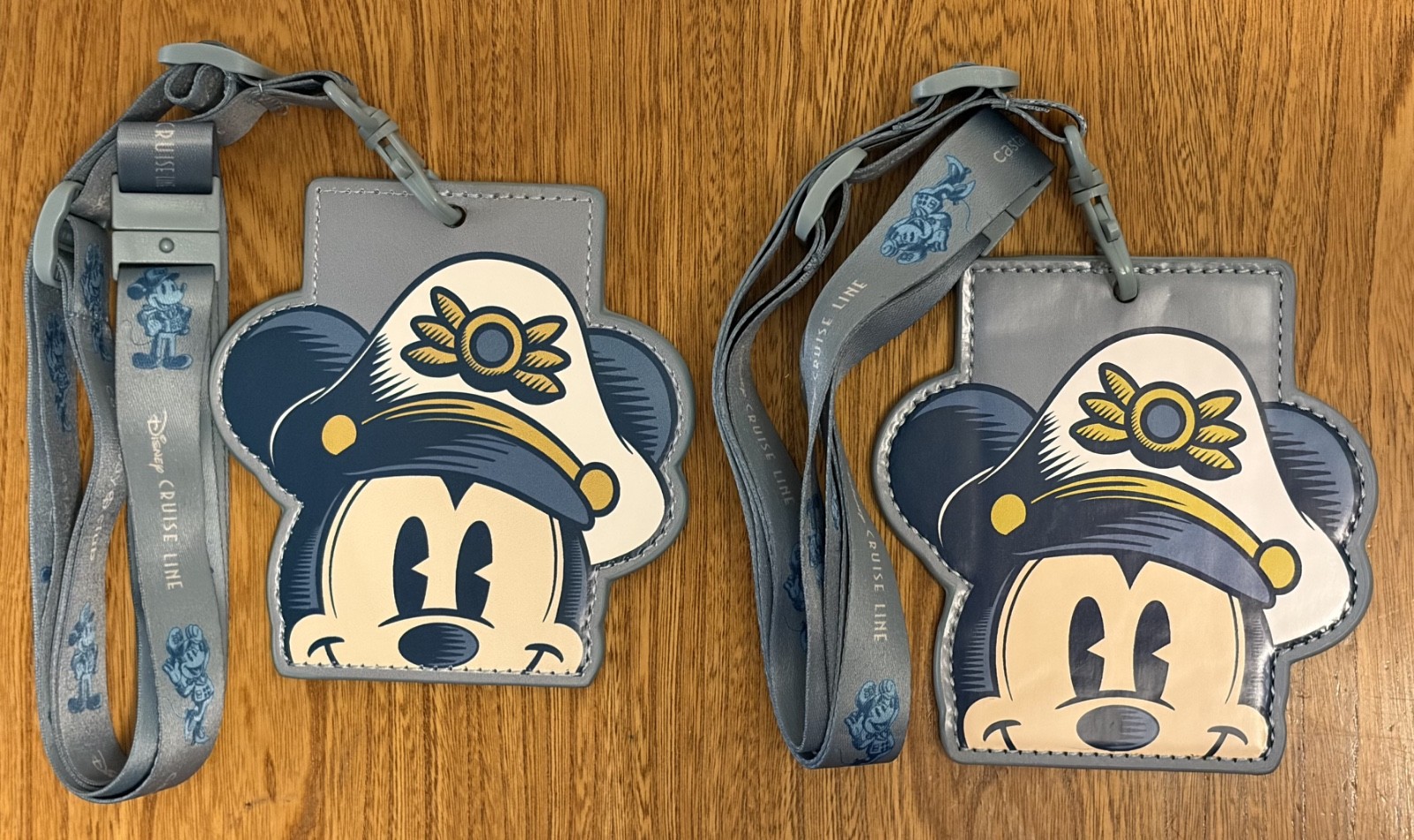 (2) Disney Cruise Line DCL Platinum Castaway Club Lanyard Captain Mickey