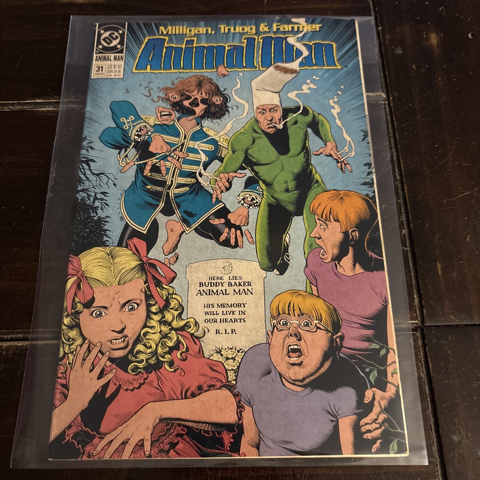 Animal Man #31 Jan. 1991 DC Comics.