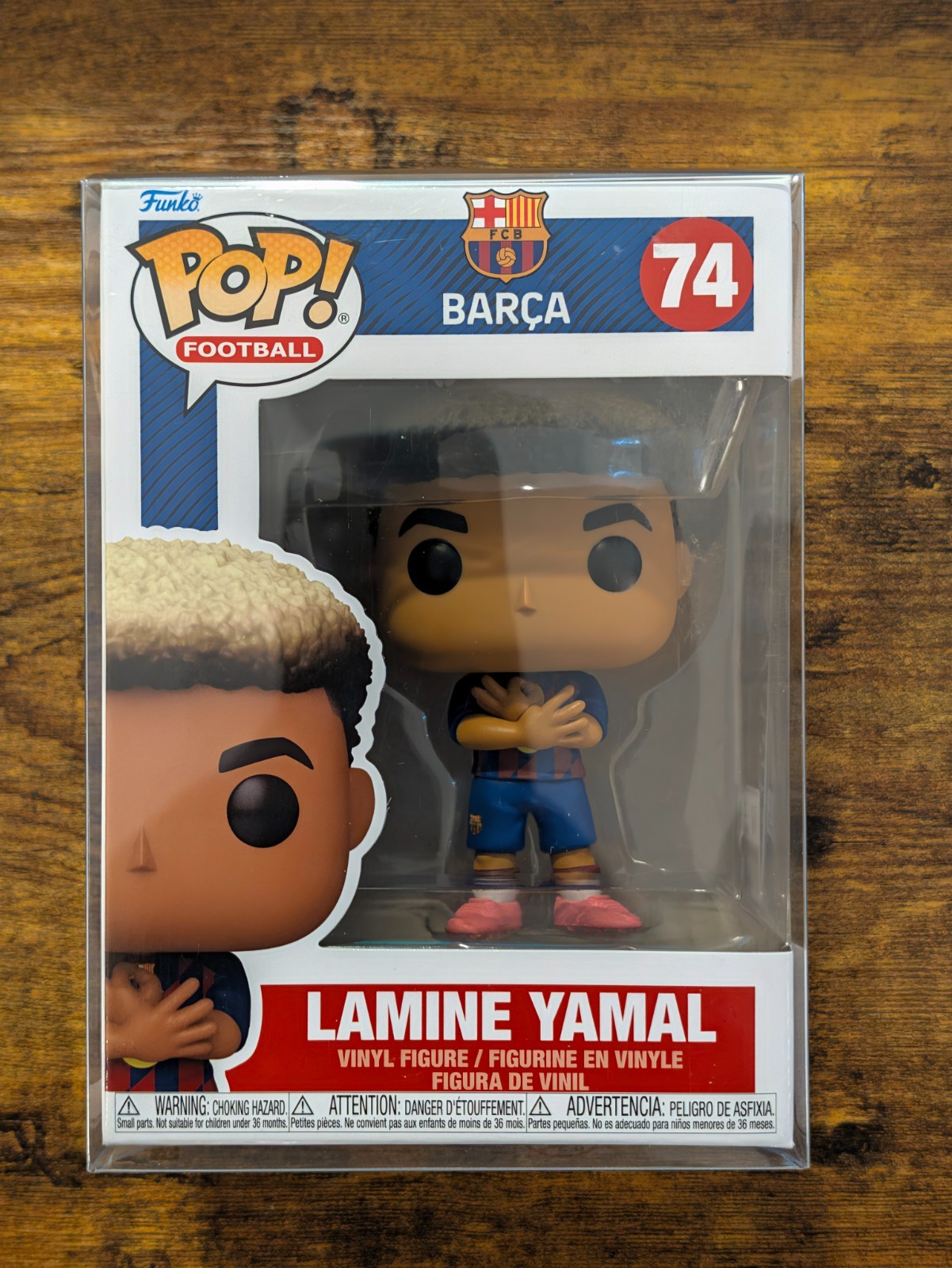 Funko Pop FC Barcelona Lamine Yamal #74 FC Barcelona Official Product Mint Cond