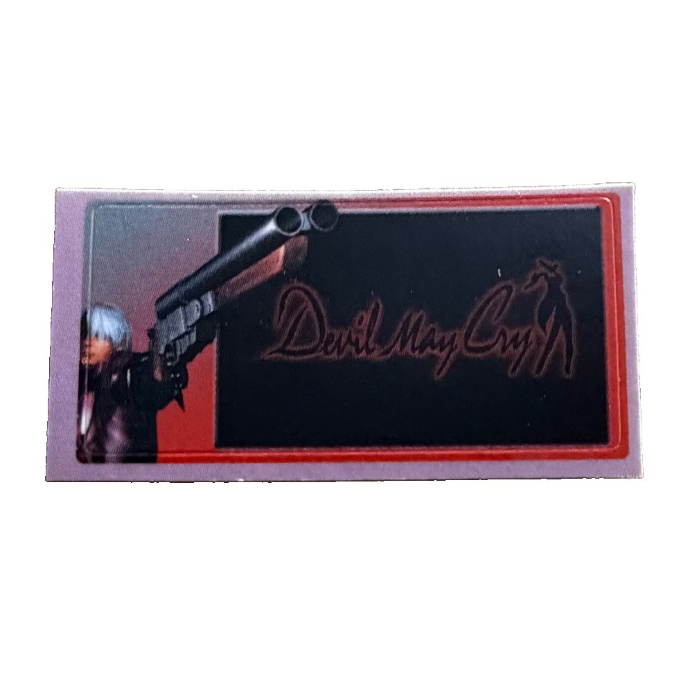 Sony PlayStation 2 PS2 Devil May Cry Dmc Capcom Promo Memory Card Sticker Skin
