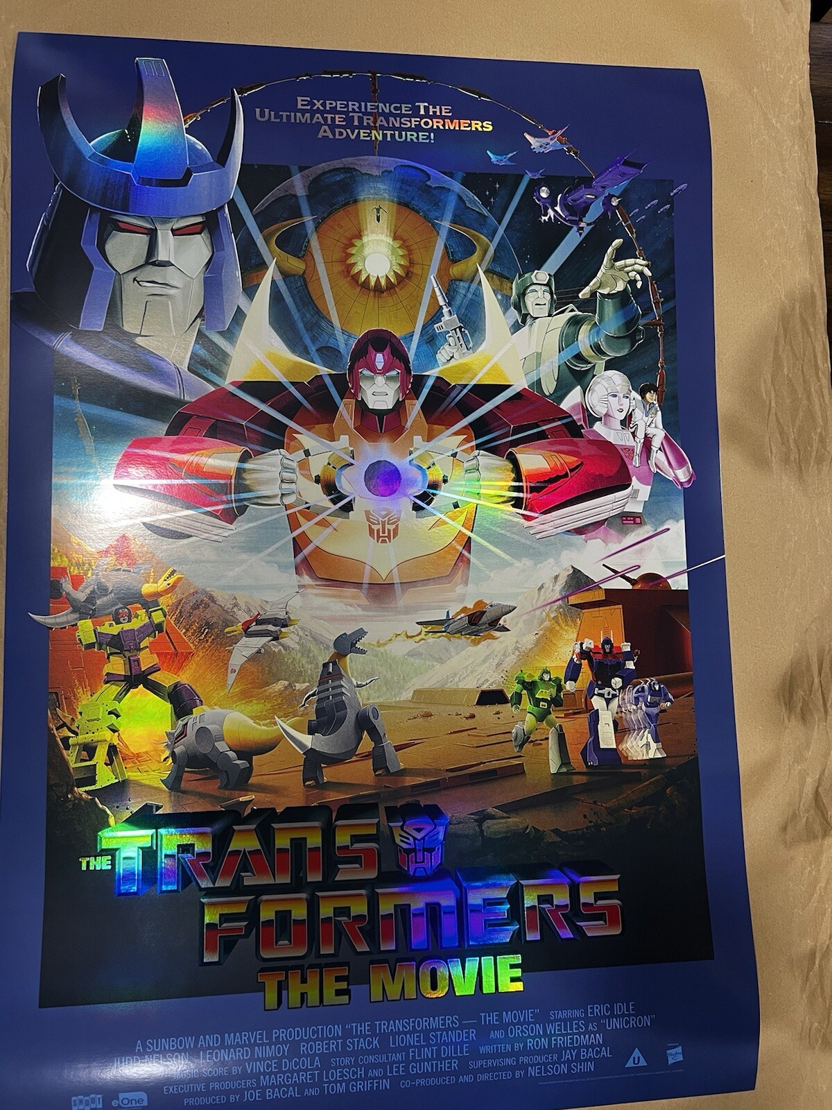 Transformers The Movie Matt Ferguson Foil Variant POSTER 24x36 AP Not Mondo