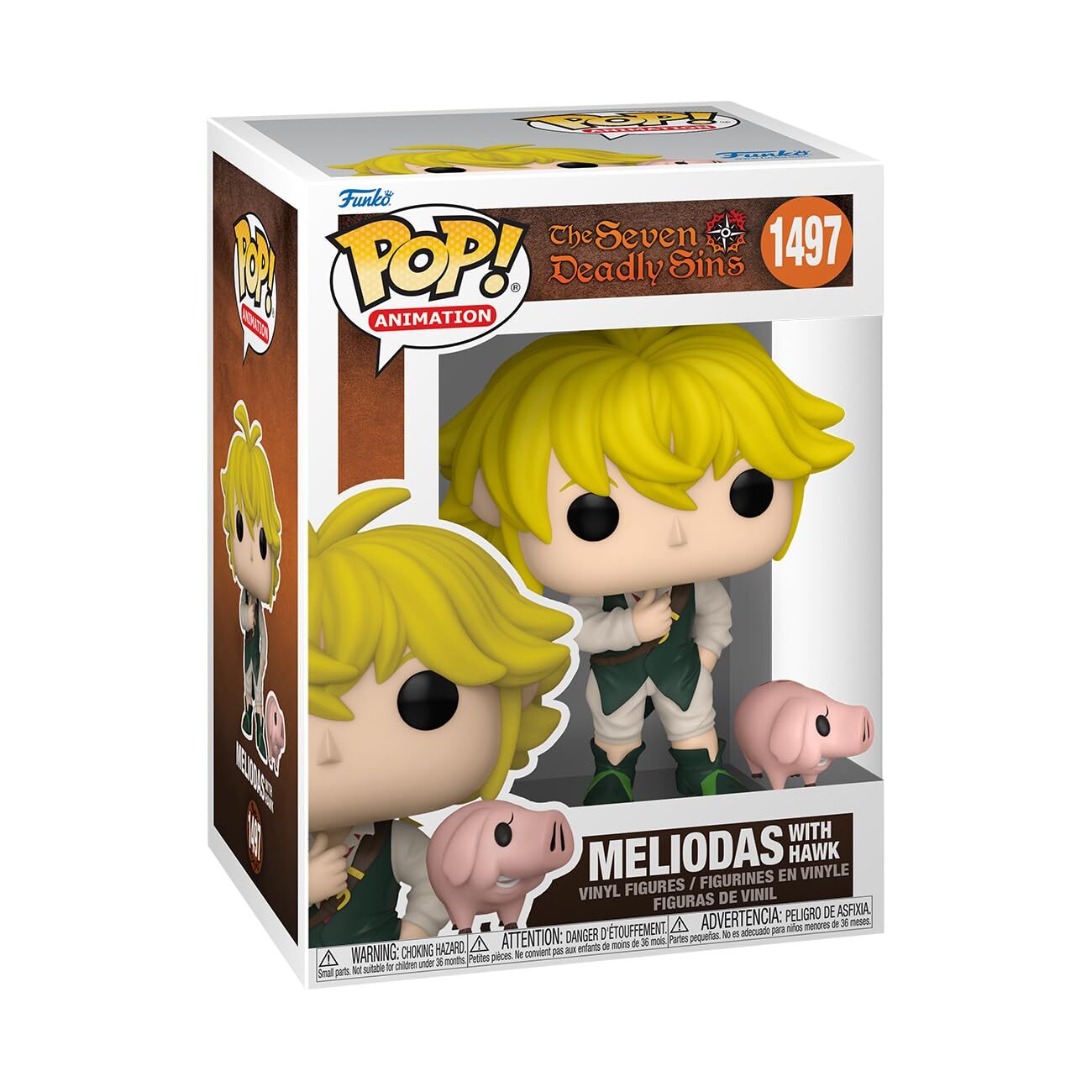 Funko Pop & Buddy: The Seven Deadly Sins - Meliodas with Hawk