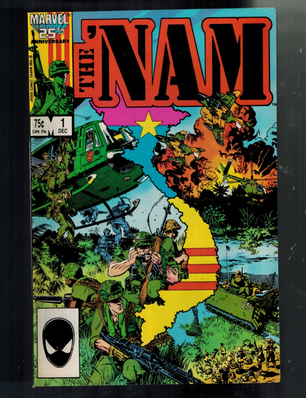 The Nam #1 (Marvel) 1st Print Michael Golden Art 5x High Grade Investor Lot L1