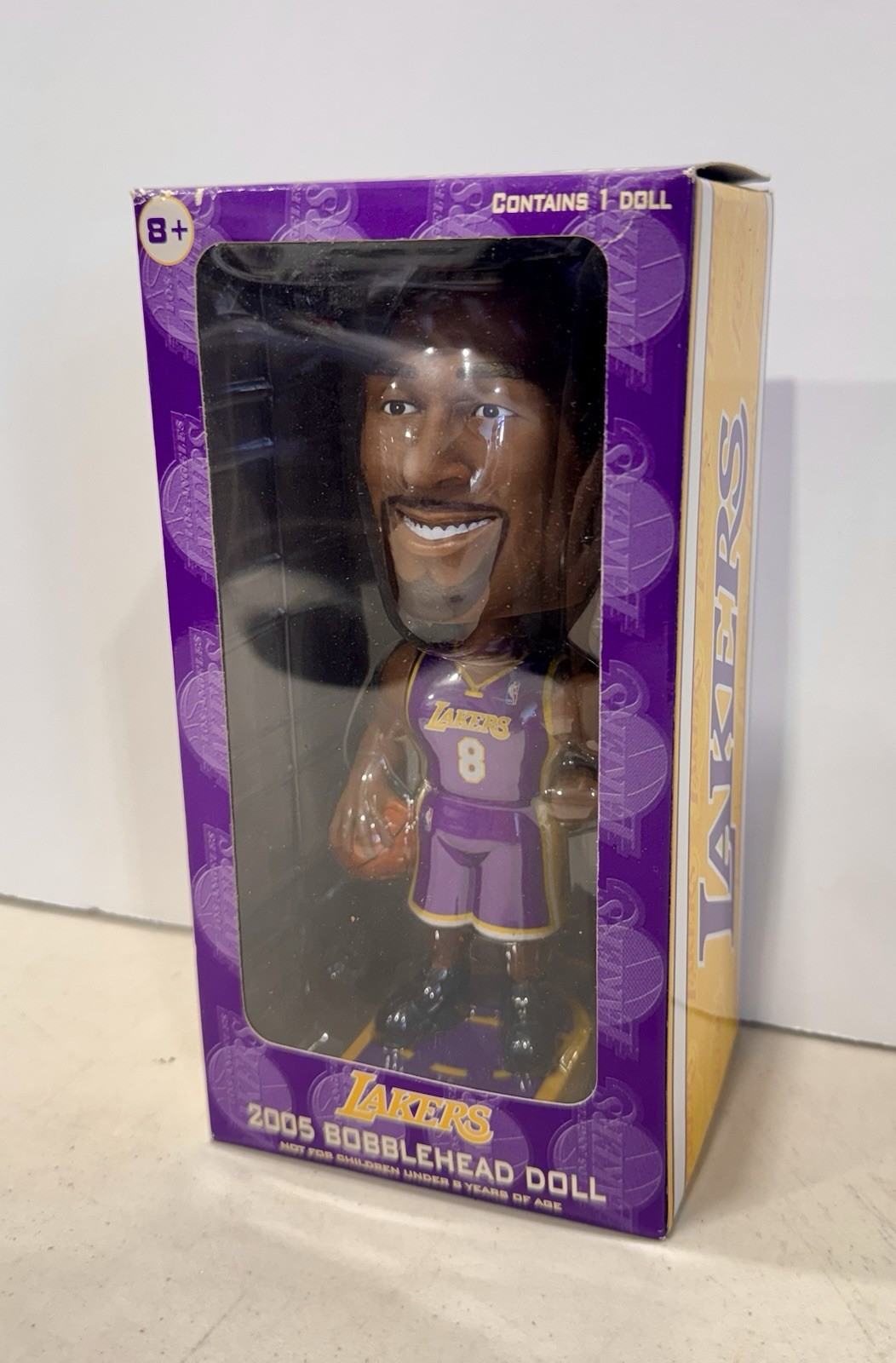 2005 Upper Deck Carl's Jr Kobe Bryant Collectible Lakers BobbleHead - New In Box