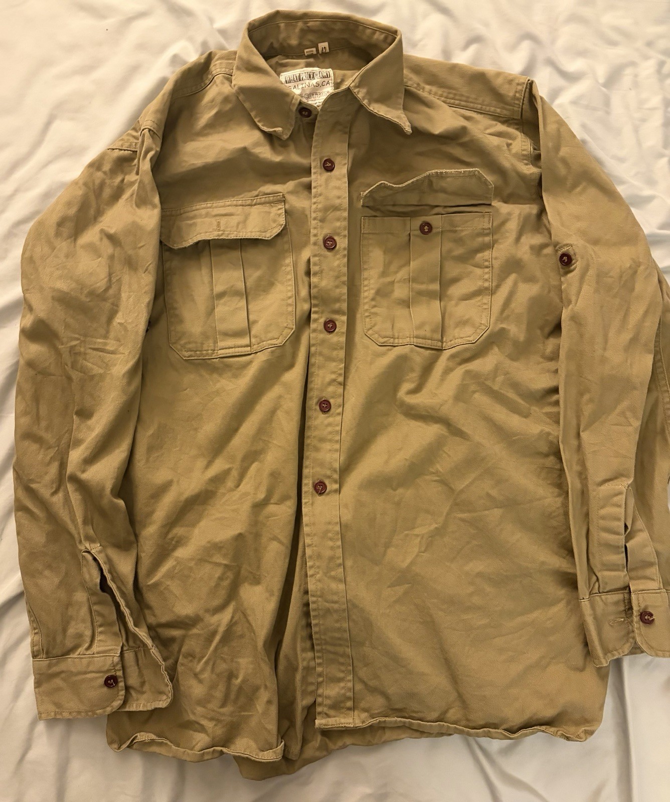 WW2 Canadian Army Khaki Drill Field Shirt WAPG