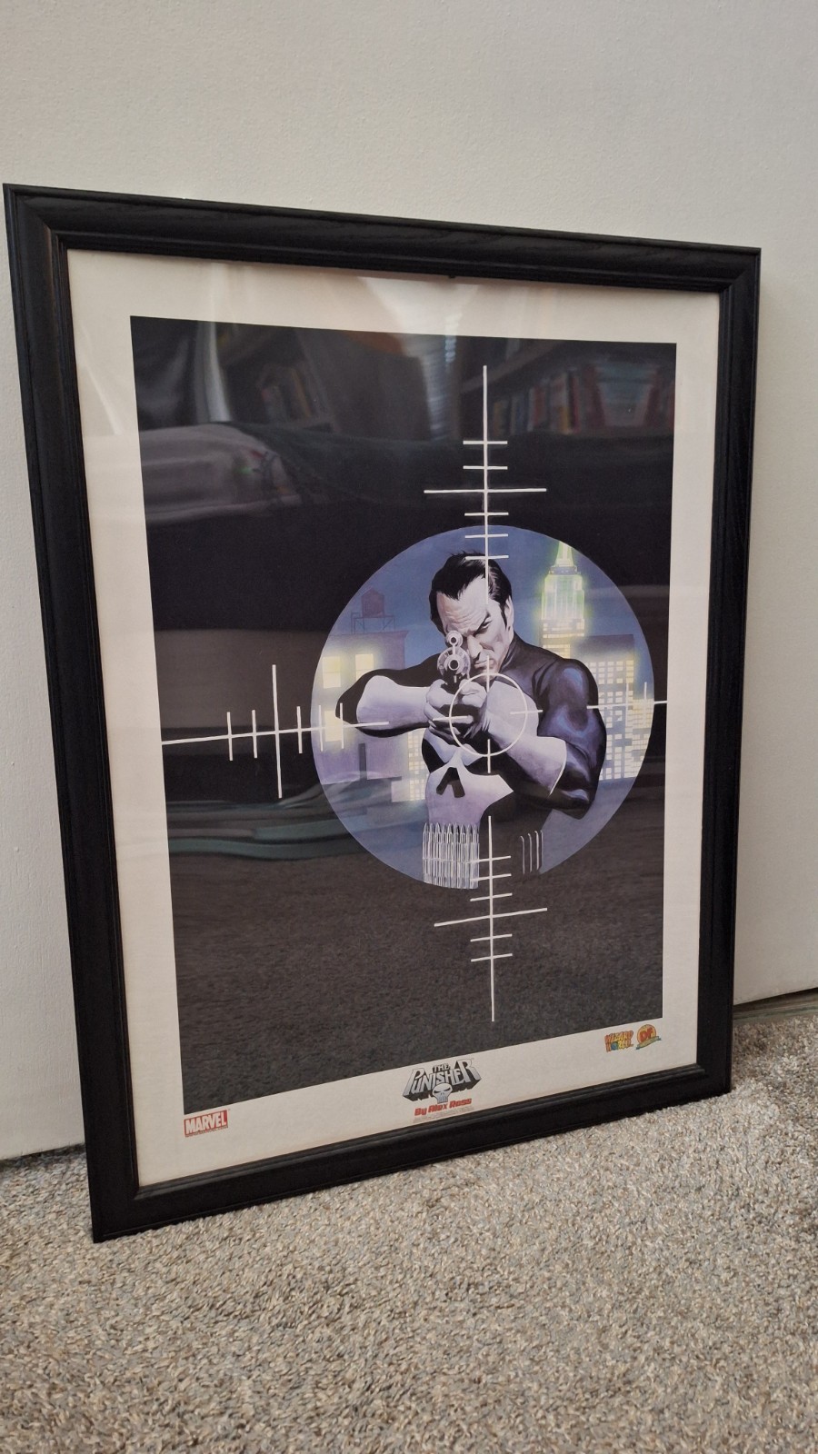 Dynamic Forces Alex Ross The Punisher Art Print Framed 18x24 
