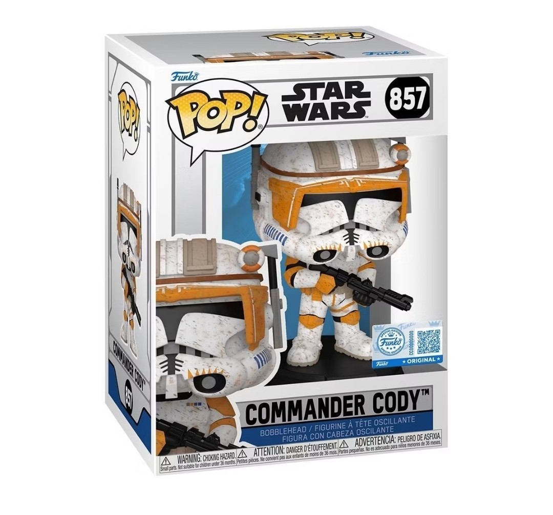 Star Wara Funko Pop Commander Cody Exclusive # 857 +Protector PreSale