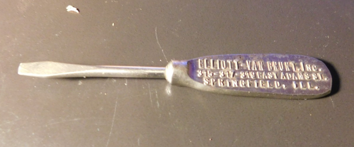 1920\'s-1930\'s Metal Screwdriver; Advertising  Packard, Willy\'s Knight & Overland