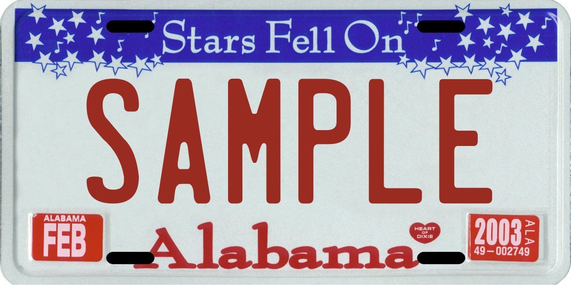 Custom Personalized Vanity Metal License Plate - Your Name Your State