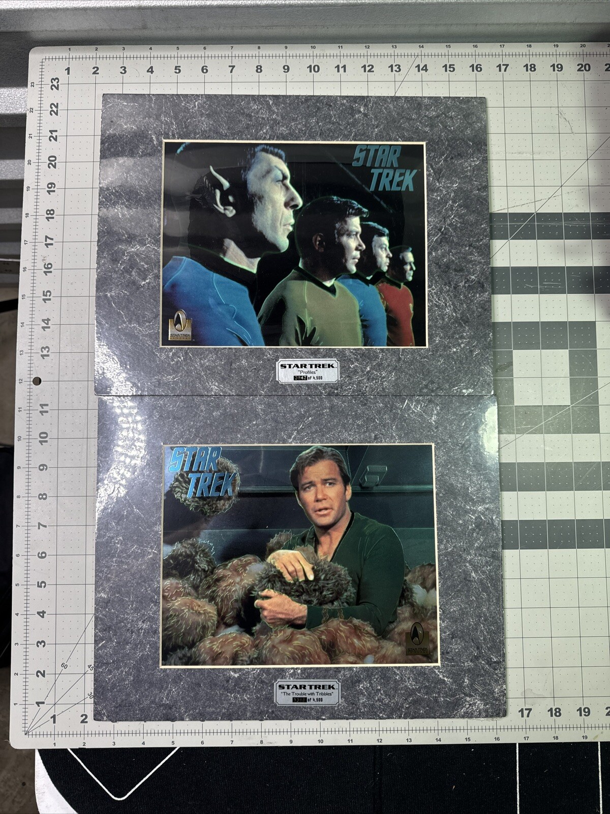 VTG New SEALED 1996 STAR TREK Profiles & Trouble Matted Chrome Art w/ COA