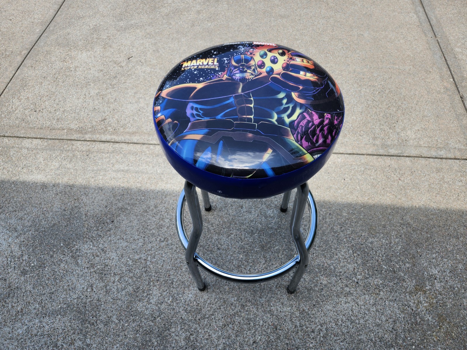 Arcade1Up Marvel Superheroes Capcom  Arcade Game Thanos Stool