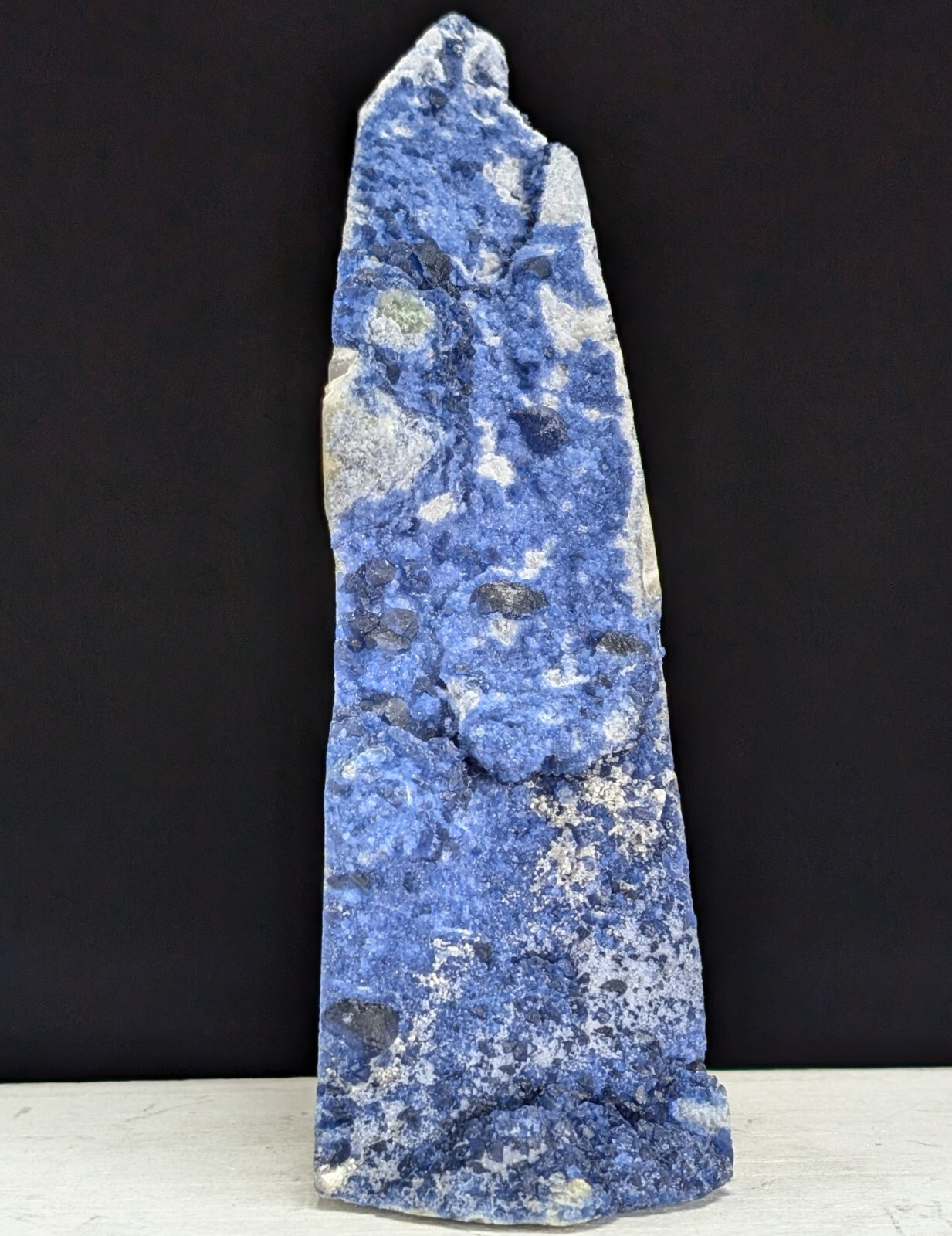 Fluorite Tower Blue Rough Crystal Point Chakra Gemstone Raw Wand