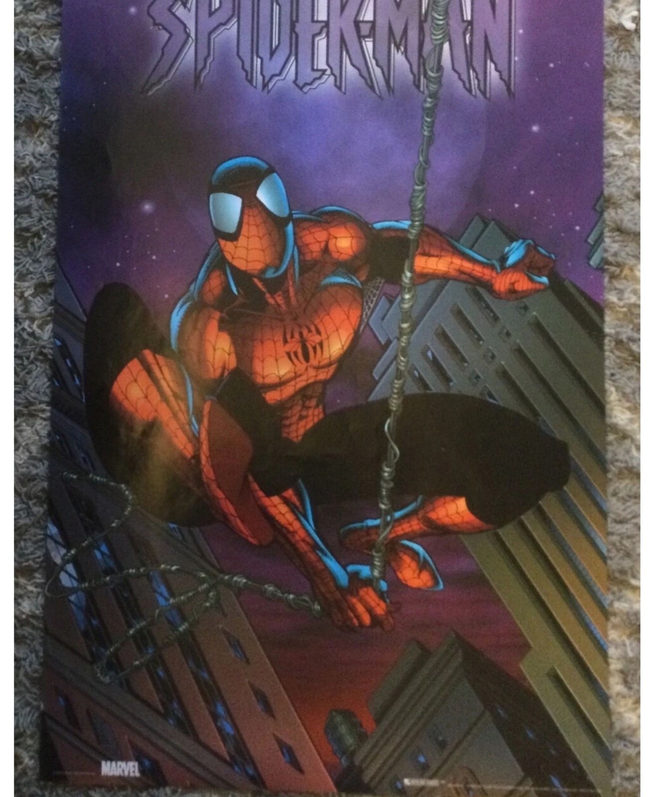 2000 SPIDER-MAN-MARVEL POSTER- #1867 AT-A-GLANCE 2000-Glossy paper NEW SEALED