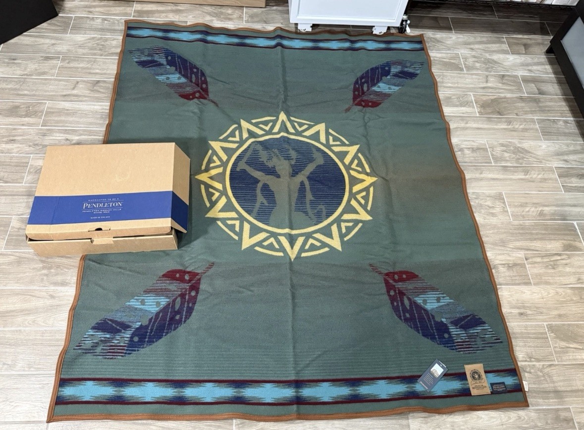 Pendleton 64 X 80 Mescalero Inn Of The Mountain Gods Resort Twin Wool Blanket