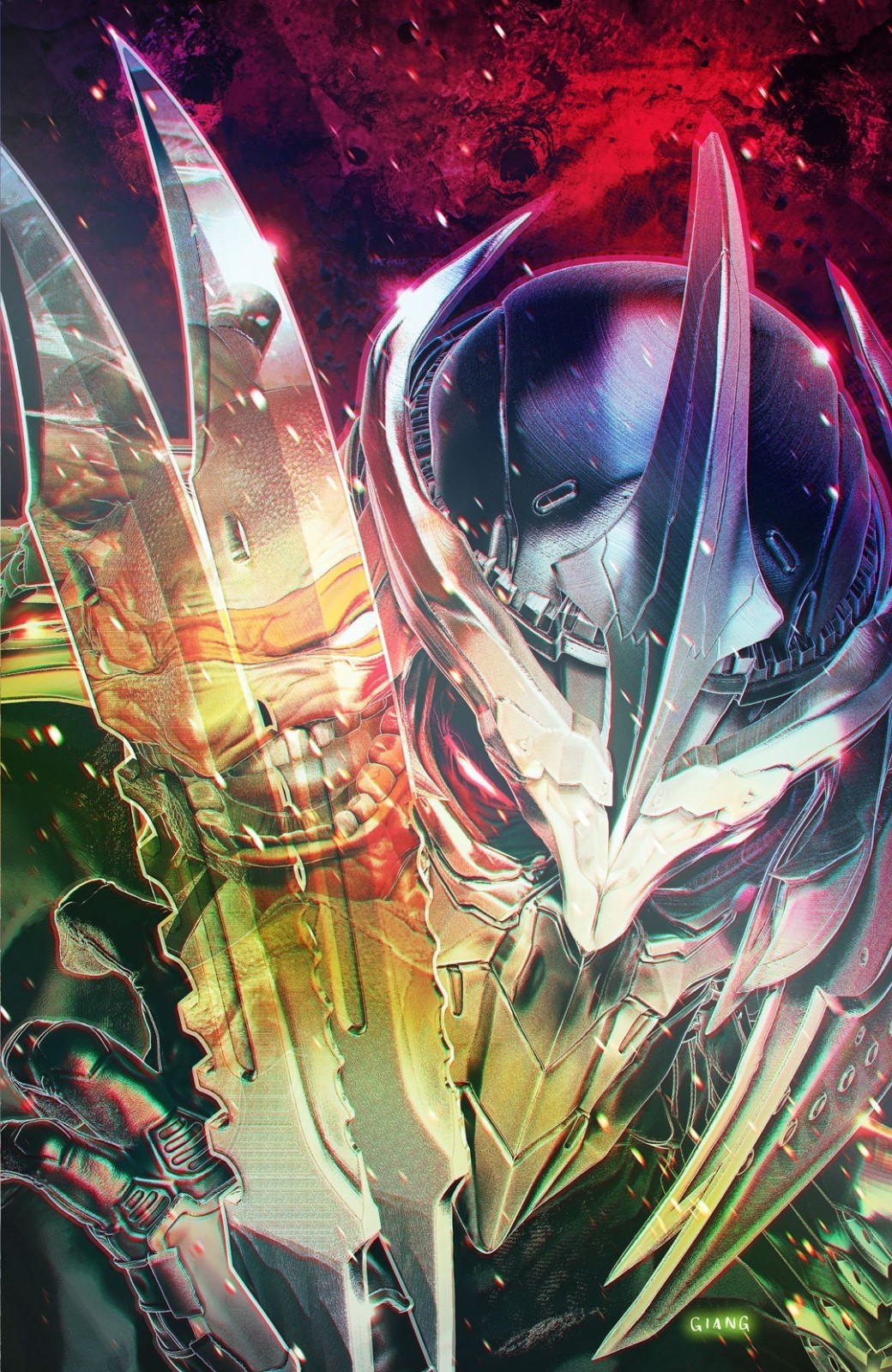 🍕 TMNT: Shredder #1 JOHN GIANG VIRGIN 🌟FOIL🌟 EXCLUSIVE LTD 500 *8/27/25