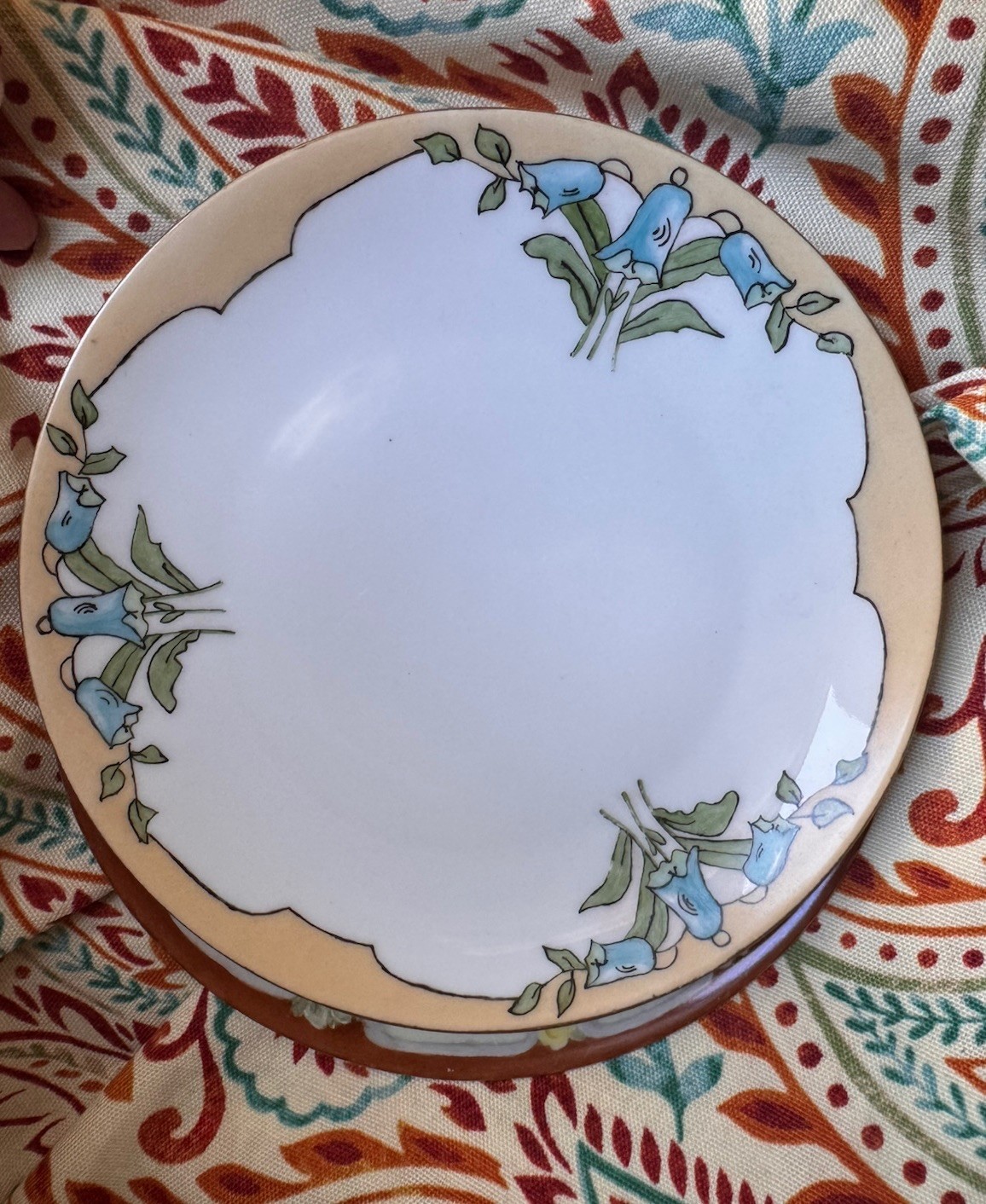 Vintage Art Nouveau Plate Thomas Sevres Gold Gilt Hand Painted 8.5” 1908-1939