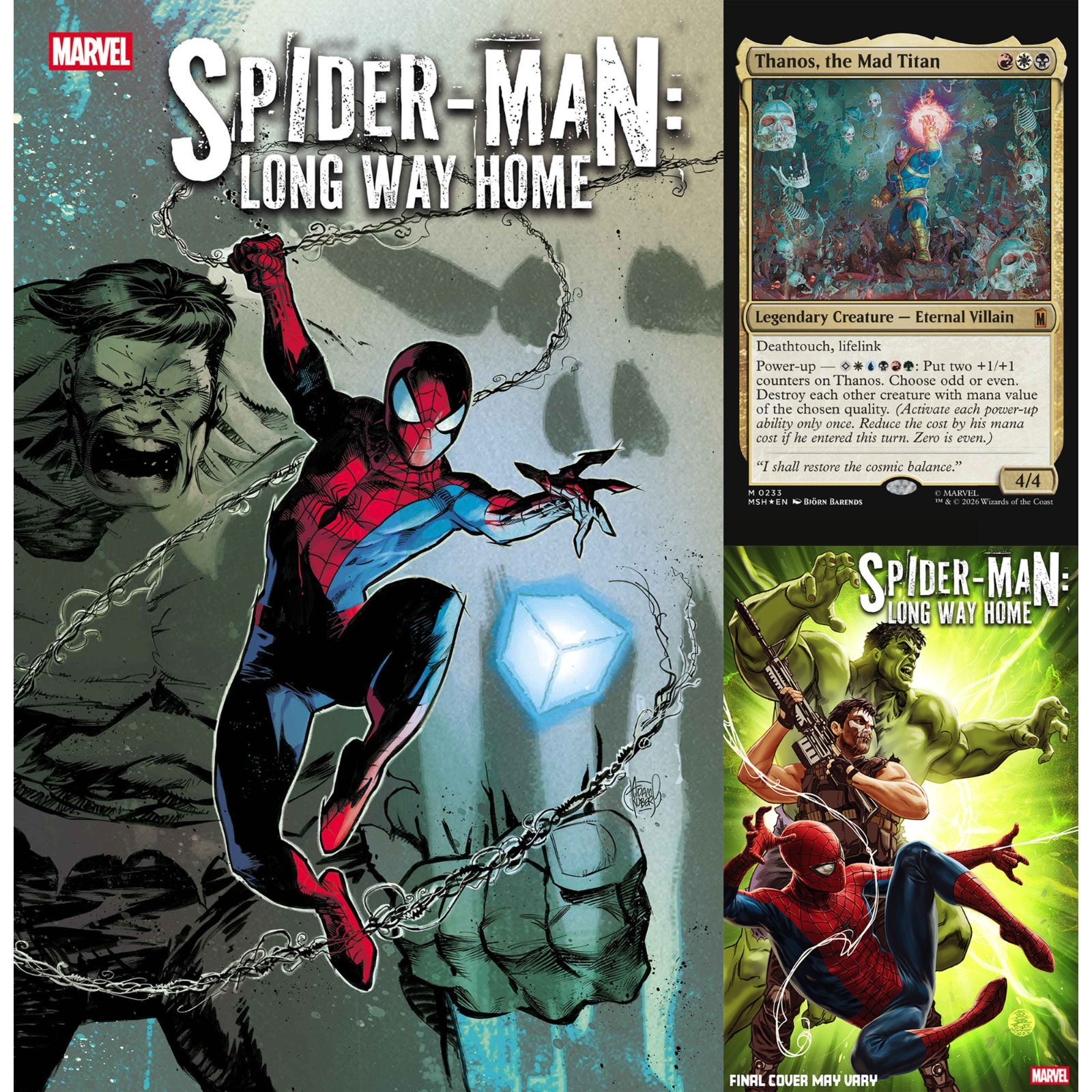 Spider-Man: Long Way Home (2026) #1 2 3 Marvel Comics COVER SELECT